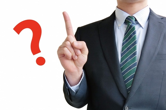 クエスチョンマーク・人差し指