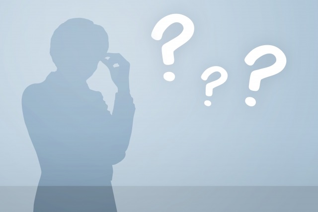 影・クエスチョンマーク